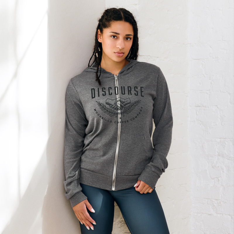 Discourse - Unisex zip hoodie